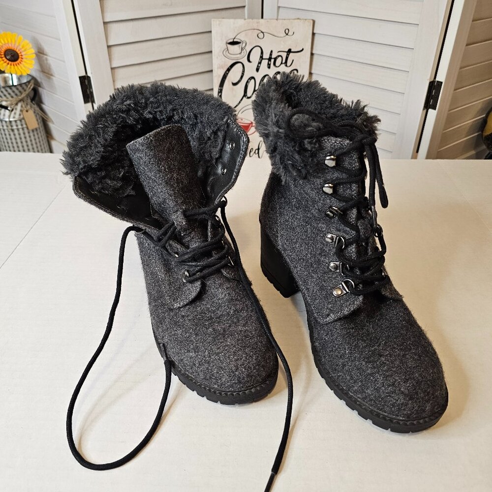 Cliffs by White Mountain, Size 10M, Gray Fabric Upper/Boot